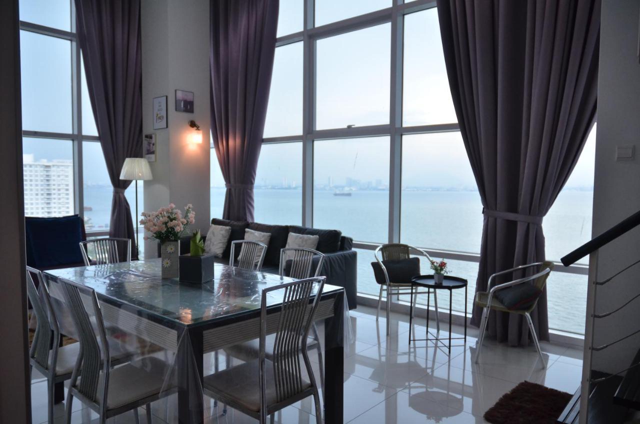 Maritime Suite Duplex Penang- Pemandangan Laut George Town Exteriör bild