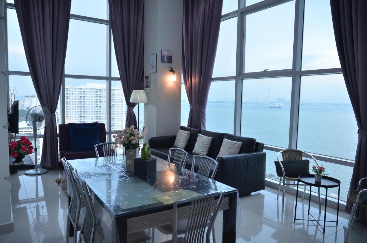 Maritime Suite Duplex Penang- Pemandangan Laut George Town Exteriör bild